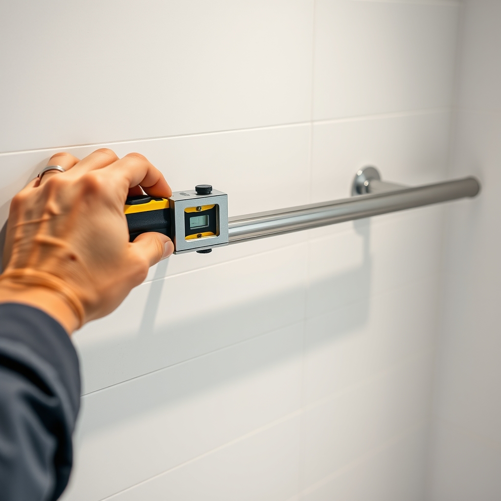 ADA compliant grab bar - Illustration 2