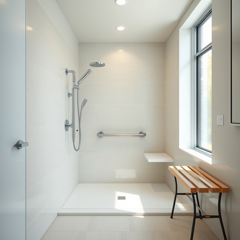 ADA compliant grab bar - Illustration 1