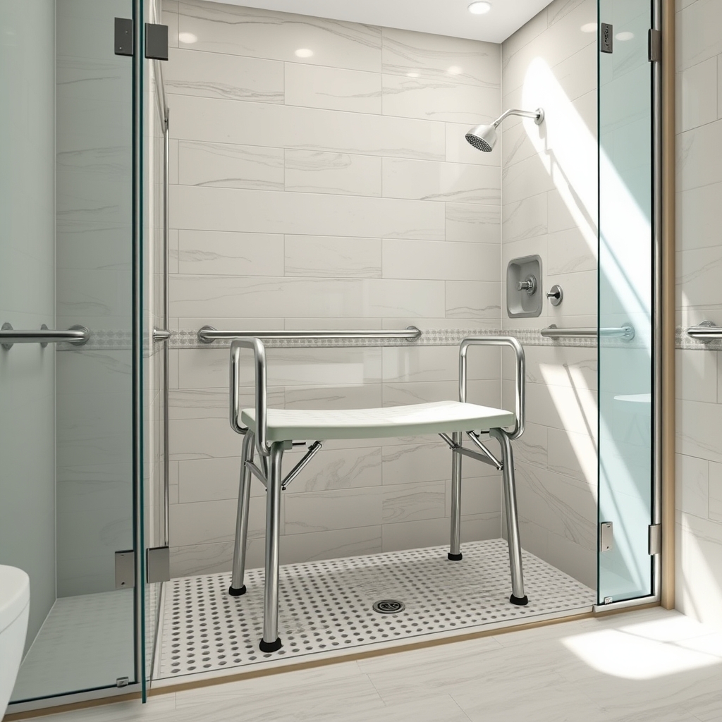 bariatric shower bench - Illustration 1