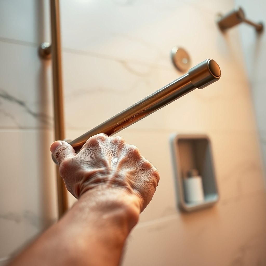 Shower Grab: 7 Ultimate Steps For Amazing Bathroom Safety - 2026 Checklist 2 shower grab in action