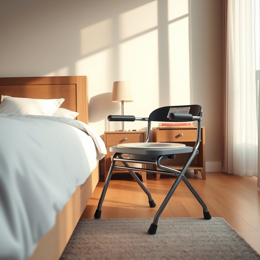 bedside commode product view