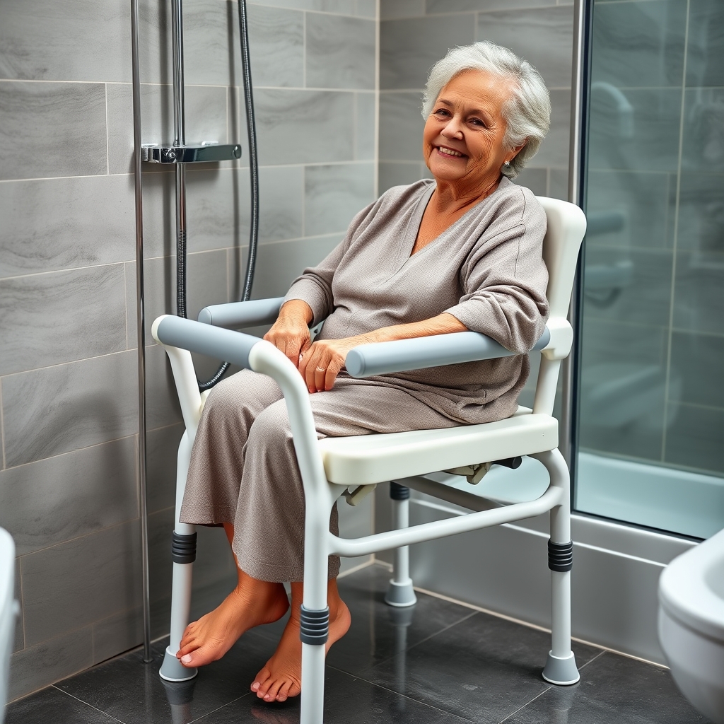 Shower Chair: 7 Ultimate Steps For Best Comfort In 2026 2 shower chair in action