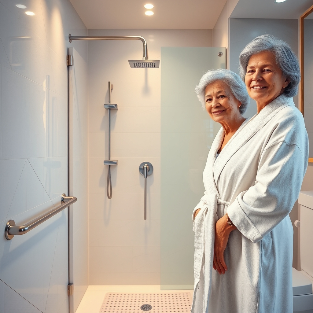 handheld shower head for elderly - Illustration 1