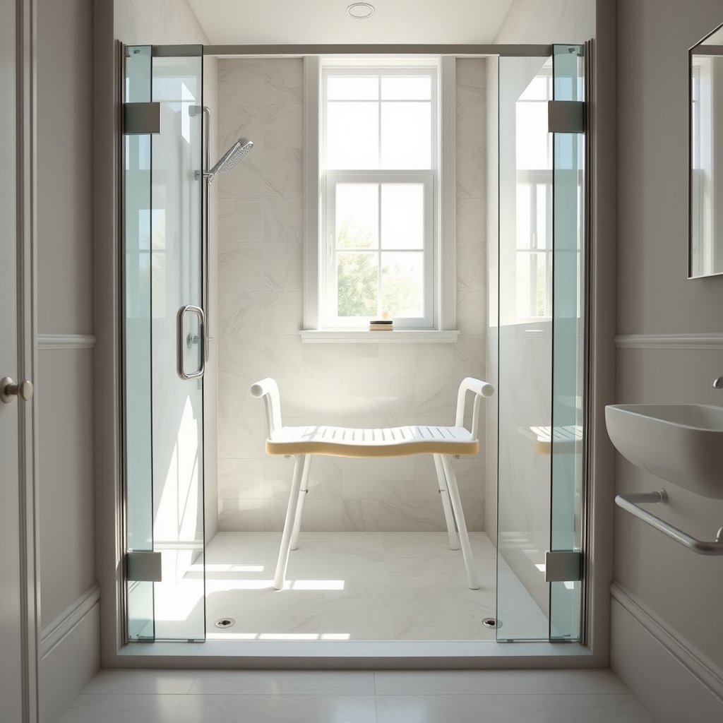 shower bench product view