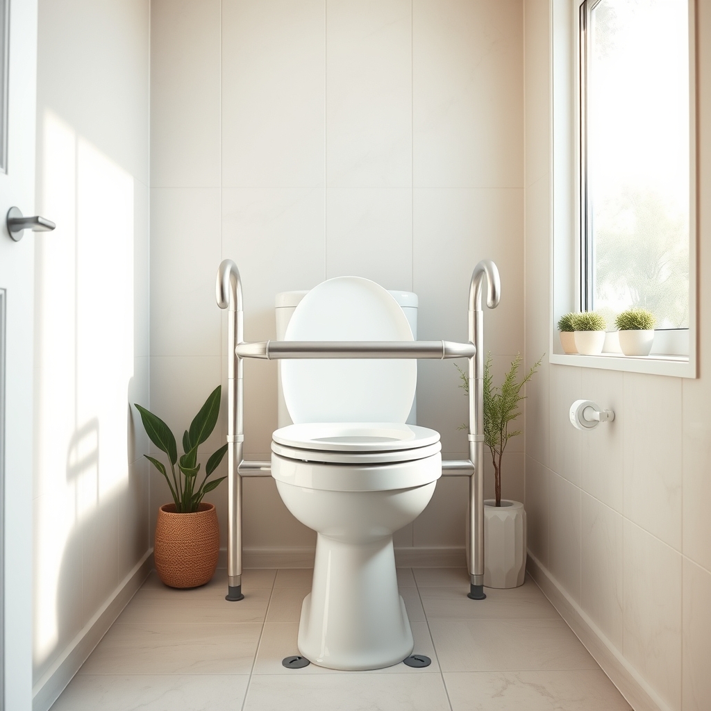 toilet rail product view